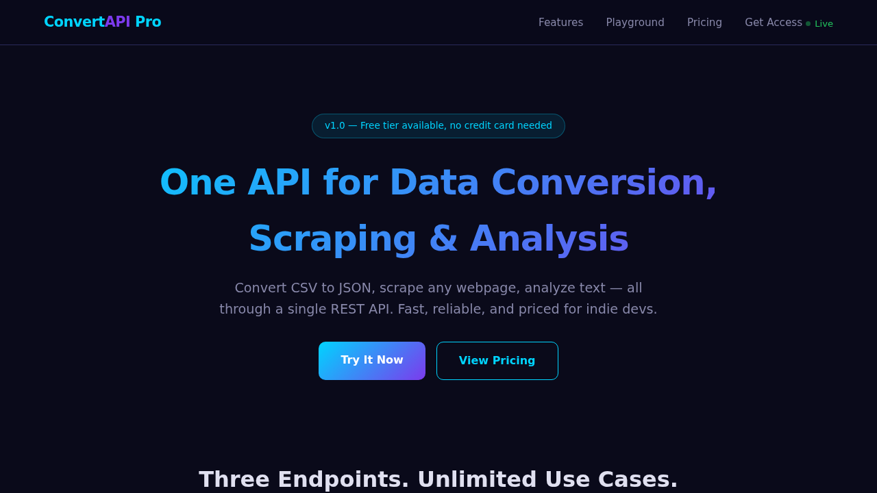 SnapAPI preview interface