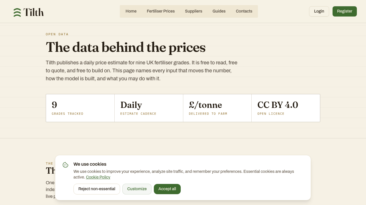 Tilth preview interface
