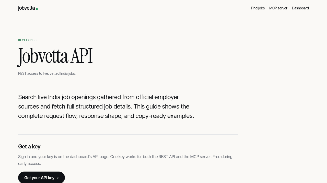 Jobvetta preview interface