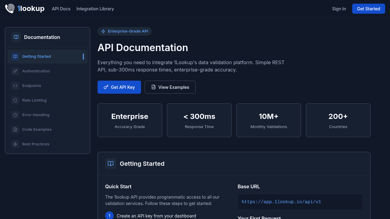 1Lookup preview interface