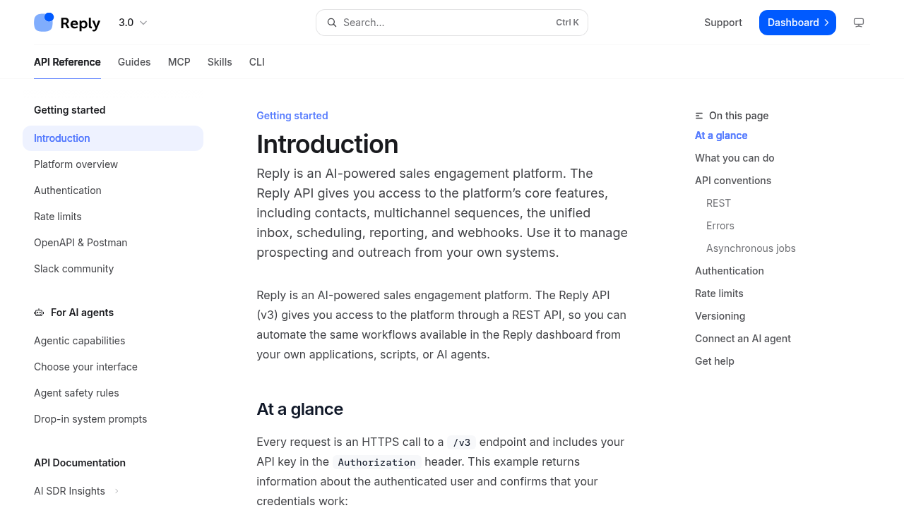 Reply.io preview interface