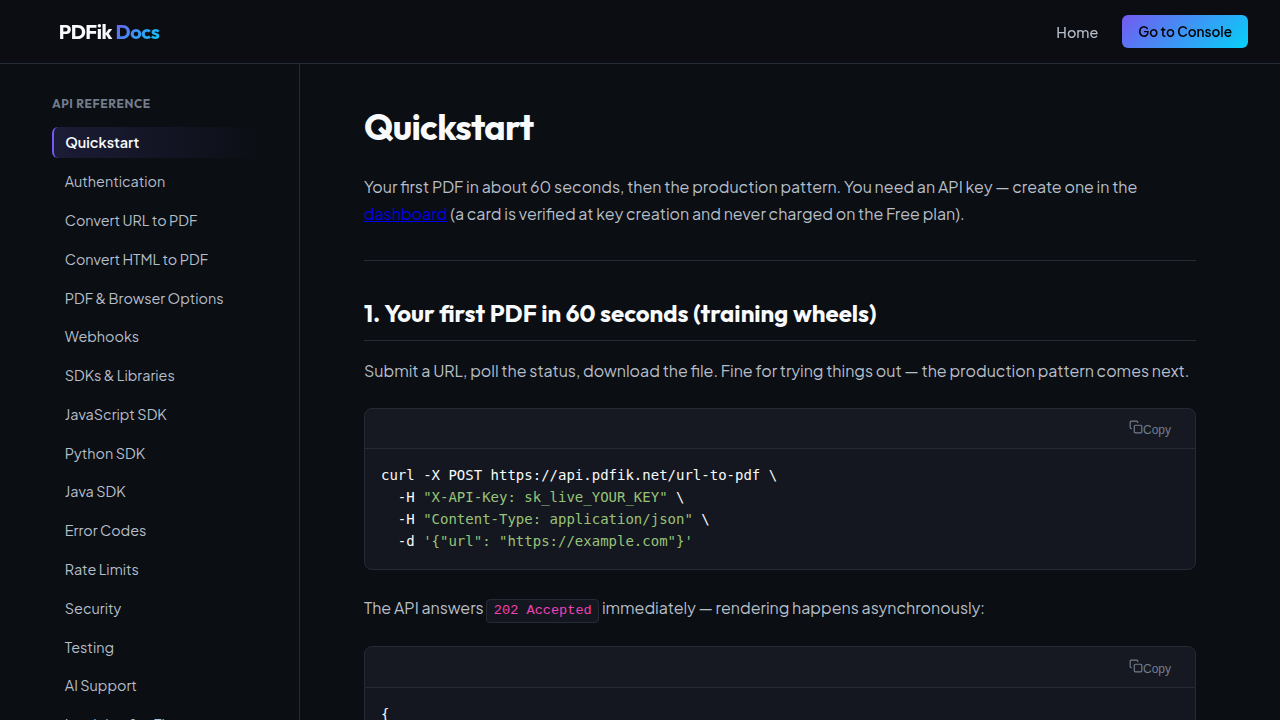 PDFik preview interface