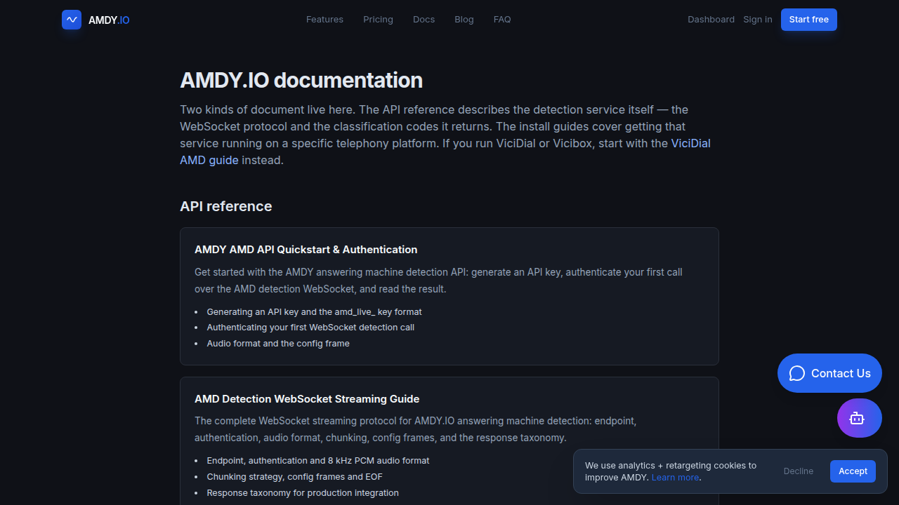 AMDY LLC preview interface