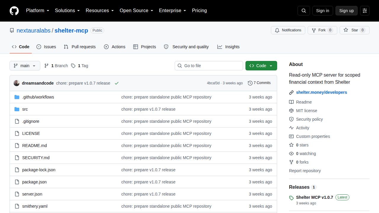 Shelter MCP preview interface