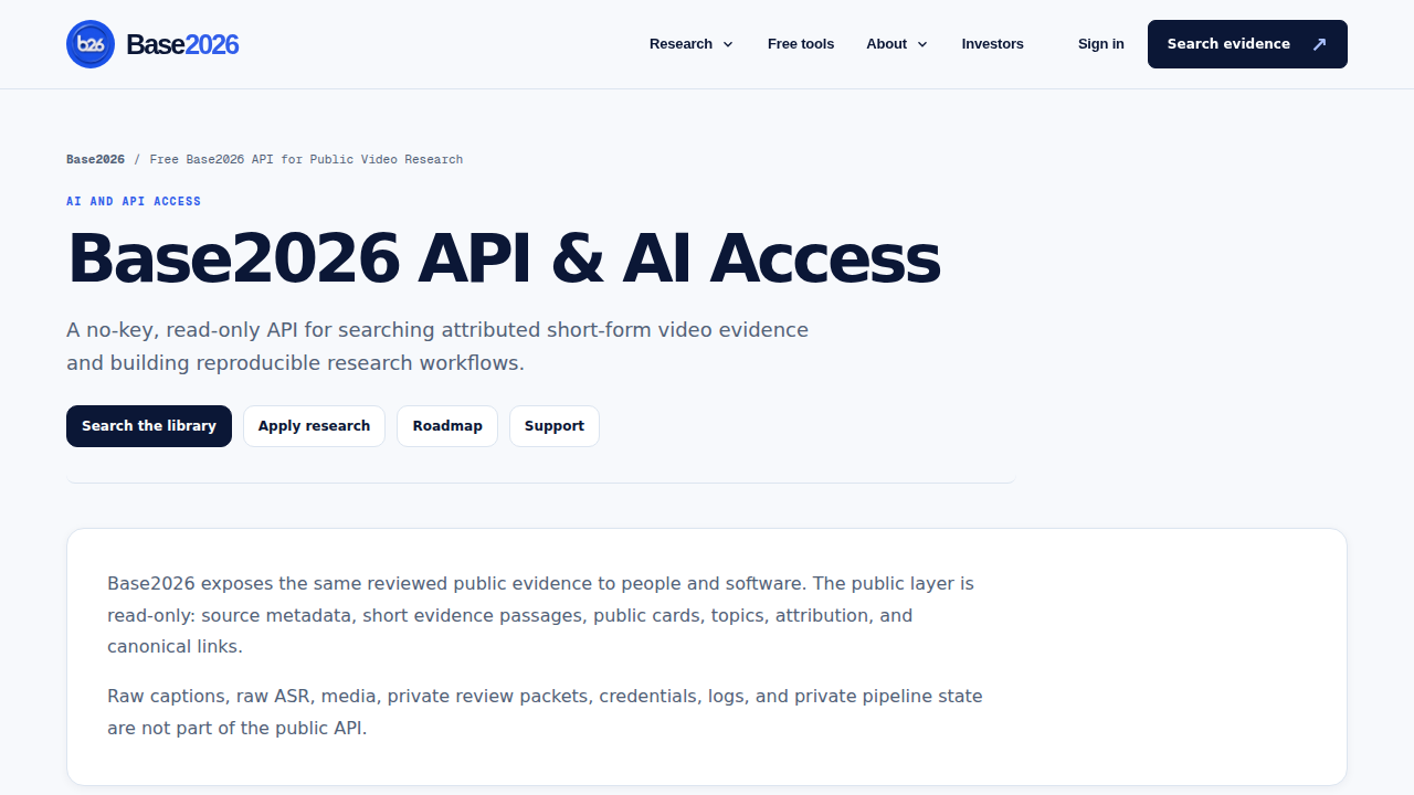 Base2026 preview interface