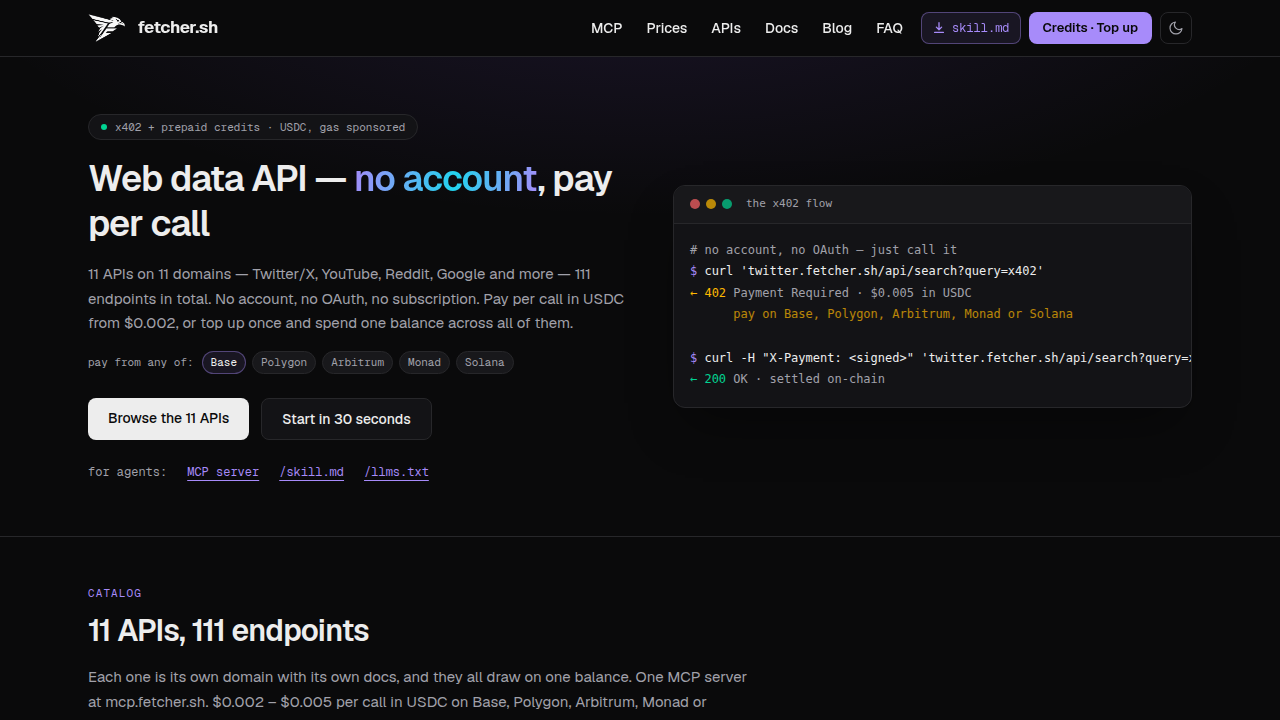 fetcher.sh preview interface