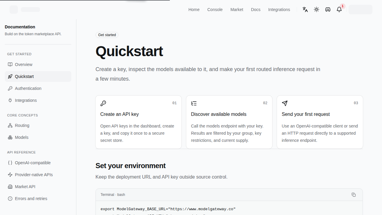 ModelGateway preview interface