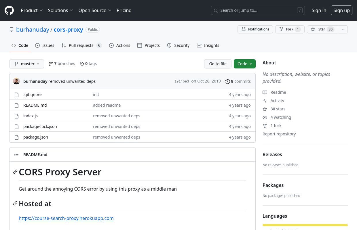 CORS Proxy