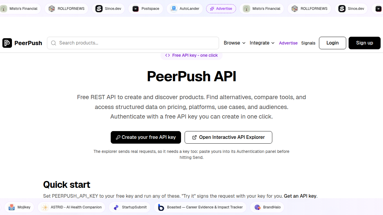 PeerPush preview interface
