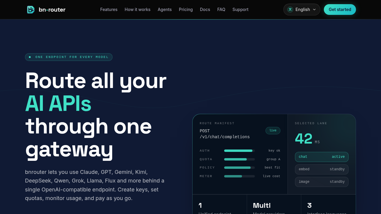 bnrouter preview interface