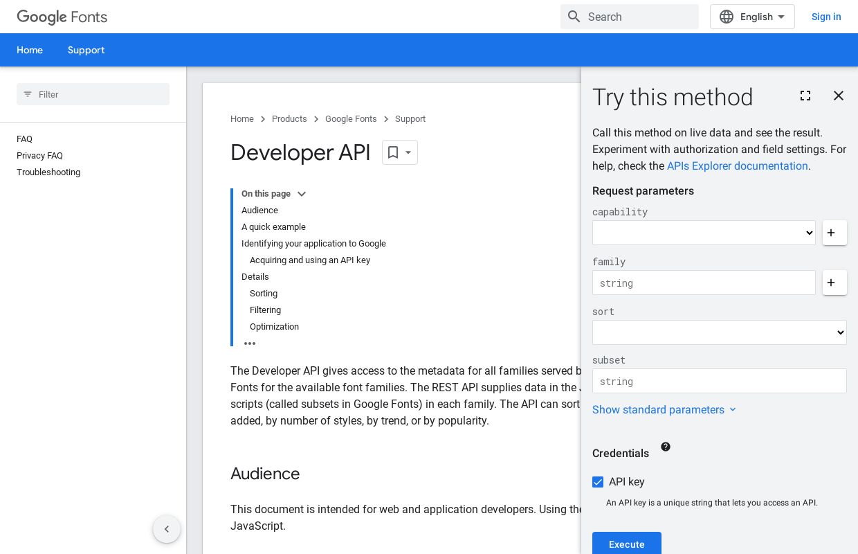 Google Fonts