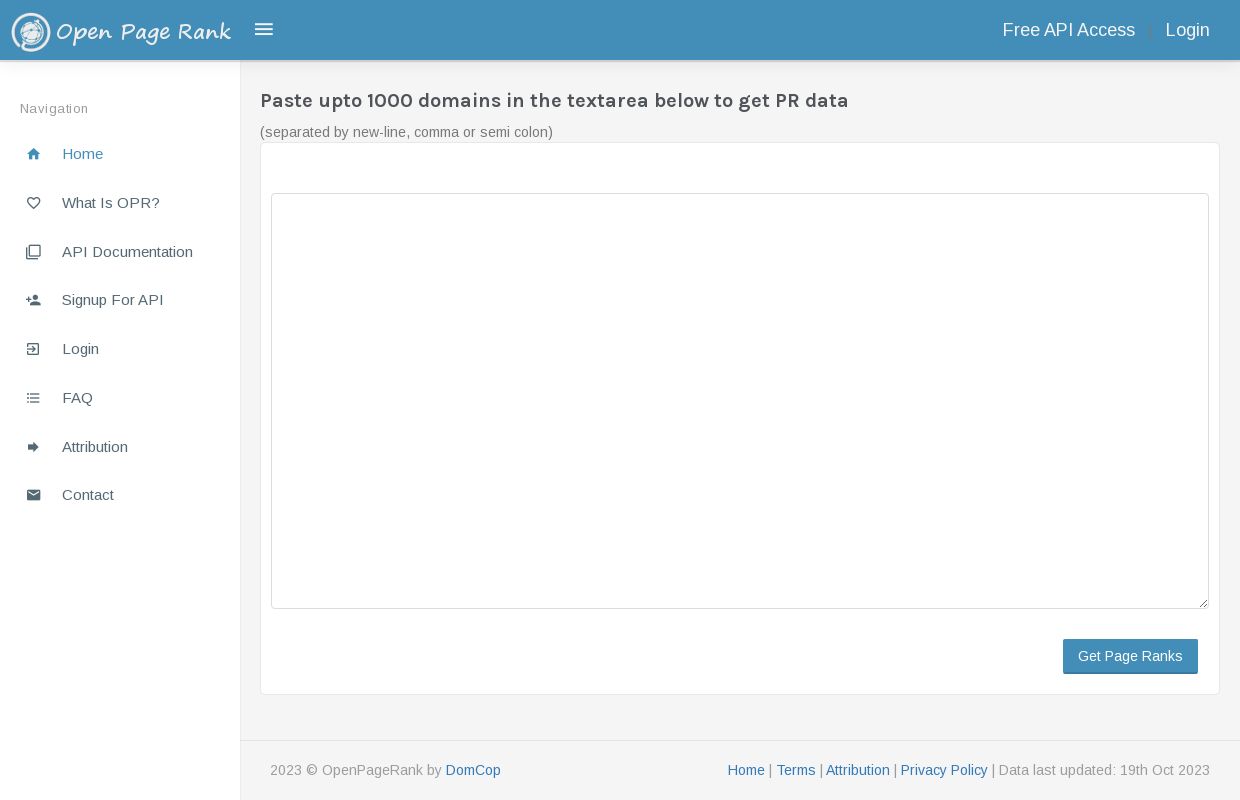 Open Page Rank