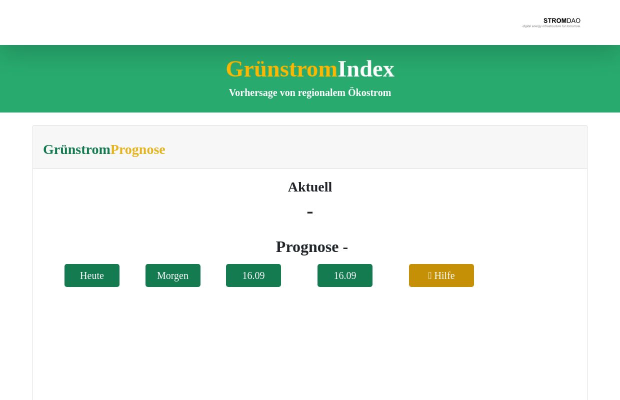 GrünstromIndex