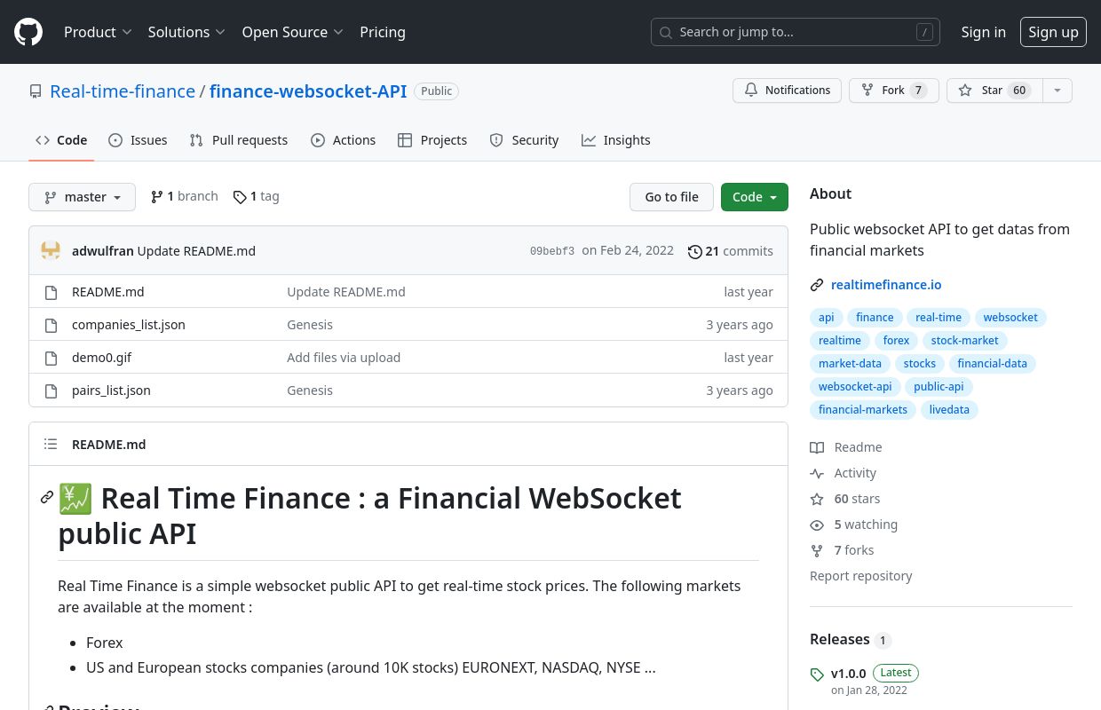 Real Time Finance