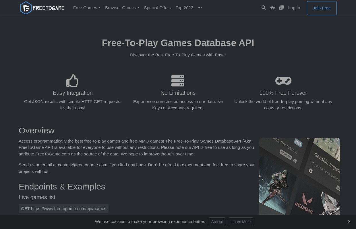 FreeToGame