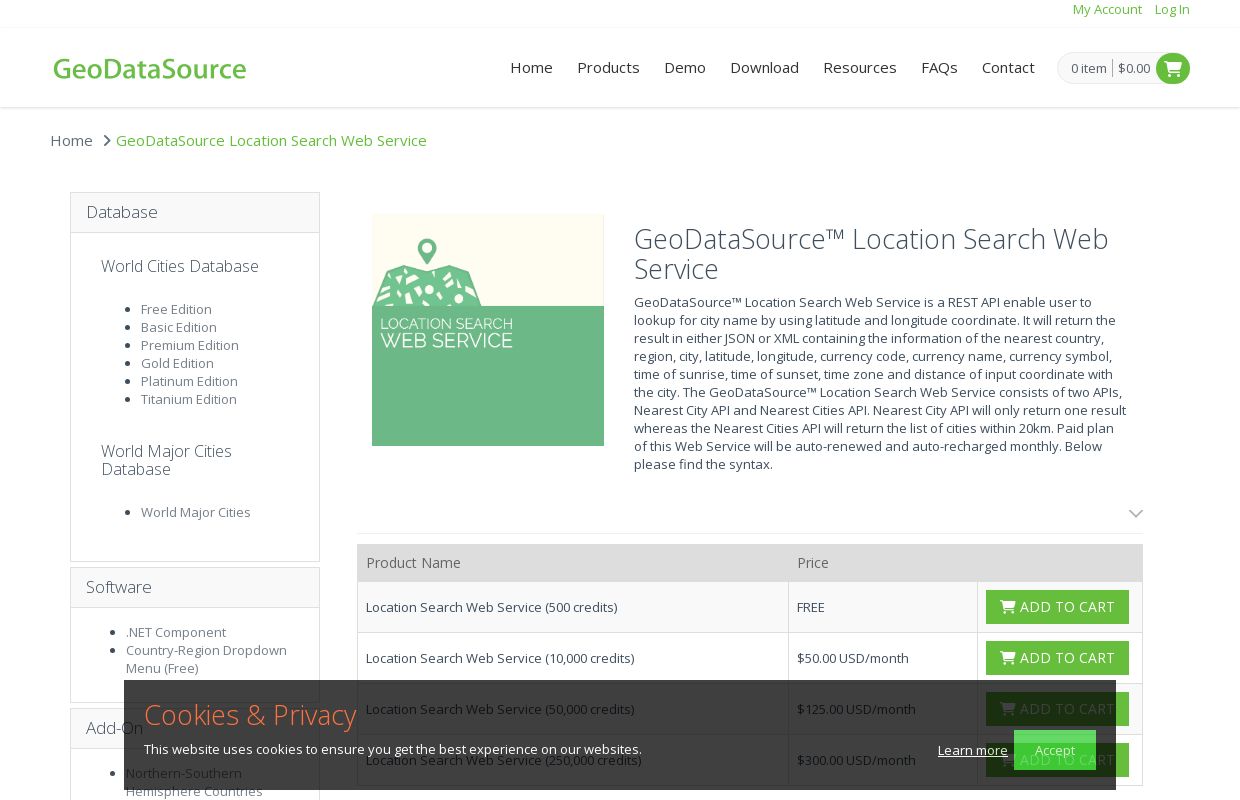 GeoDataSource