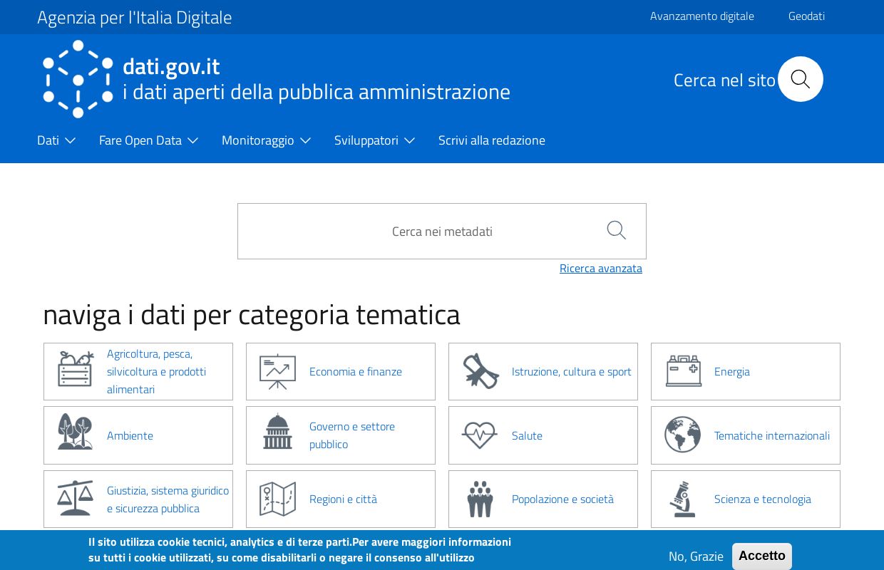 Open Government, Italy