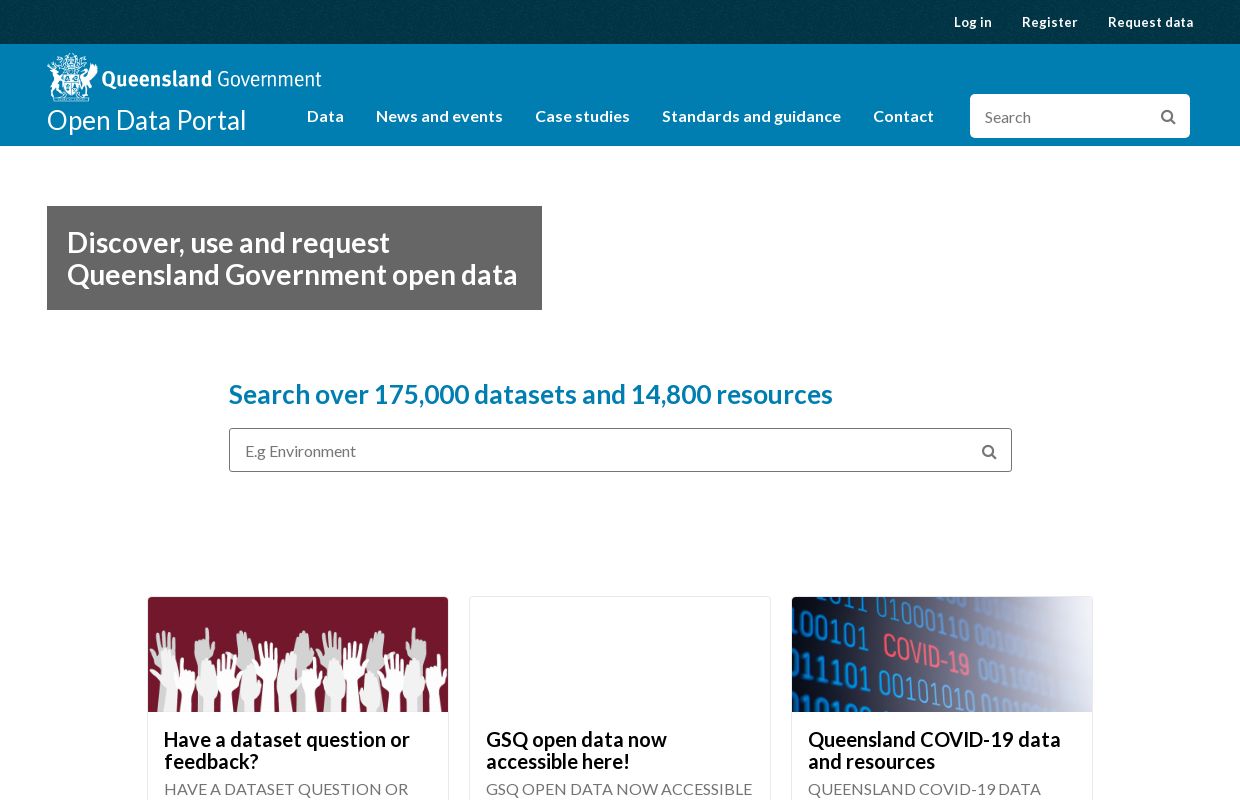 Open Government, Queensland Government