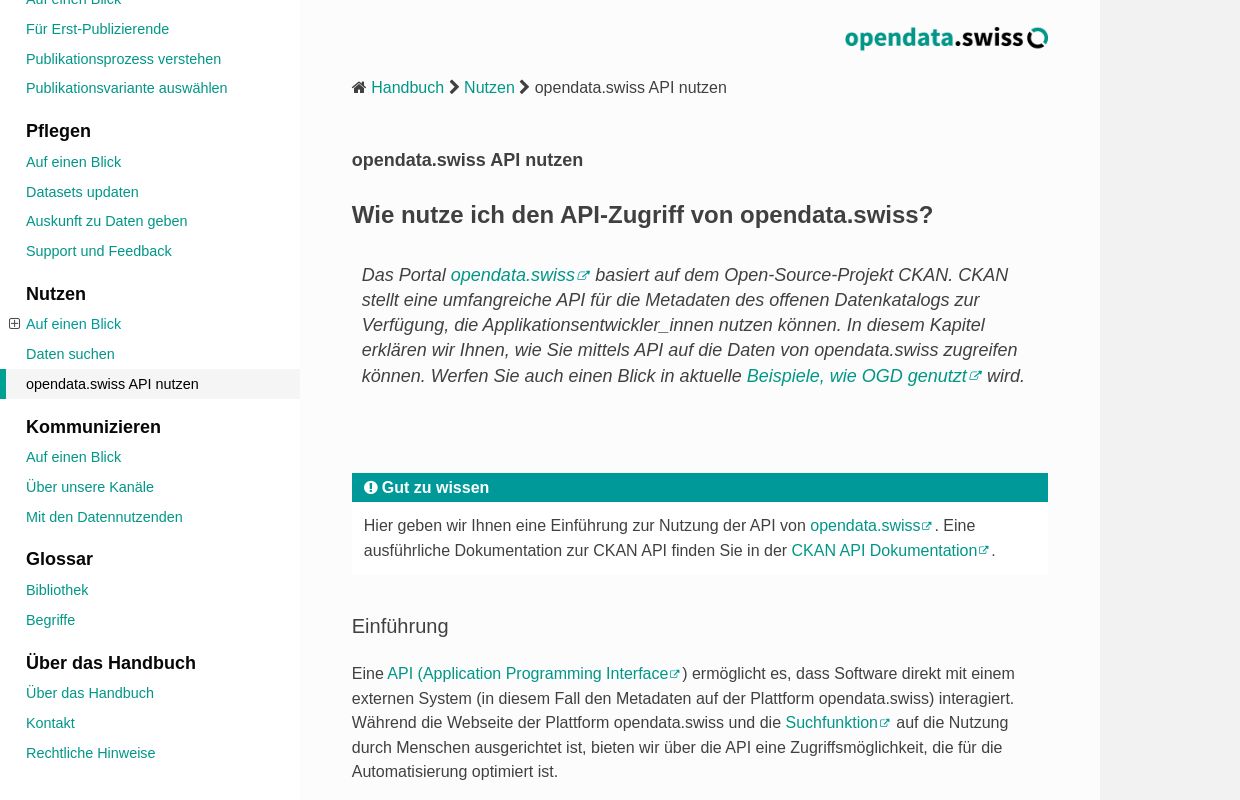 Open Government, Switzerland