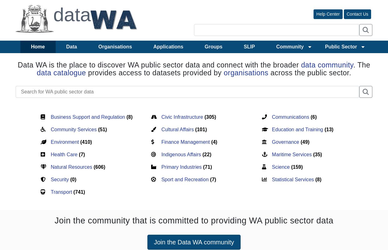 Open Government, West Australia