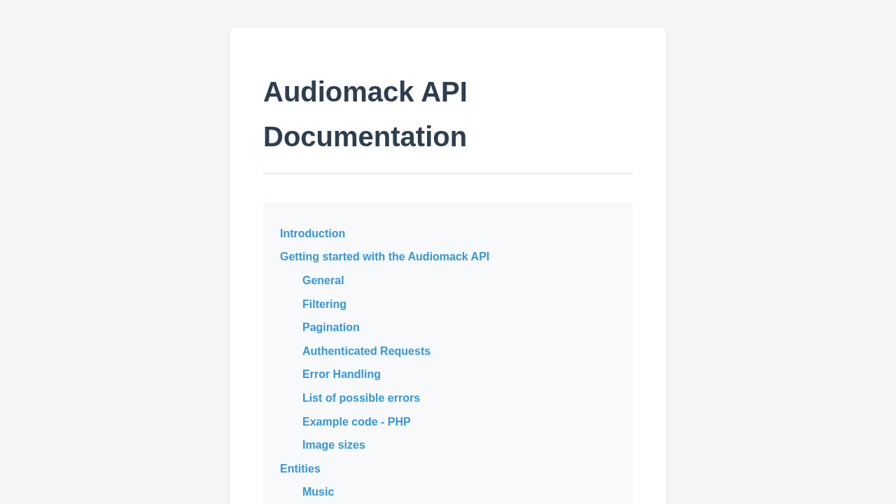 Audiomack preview interface