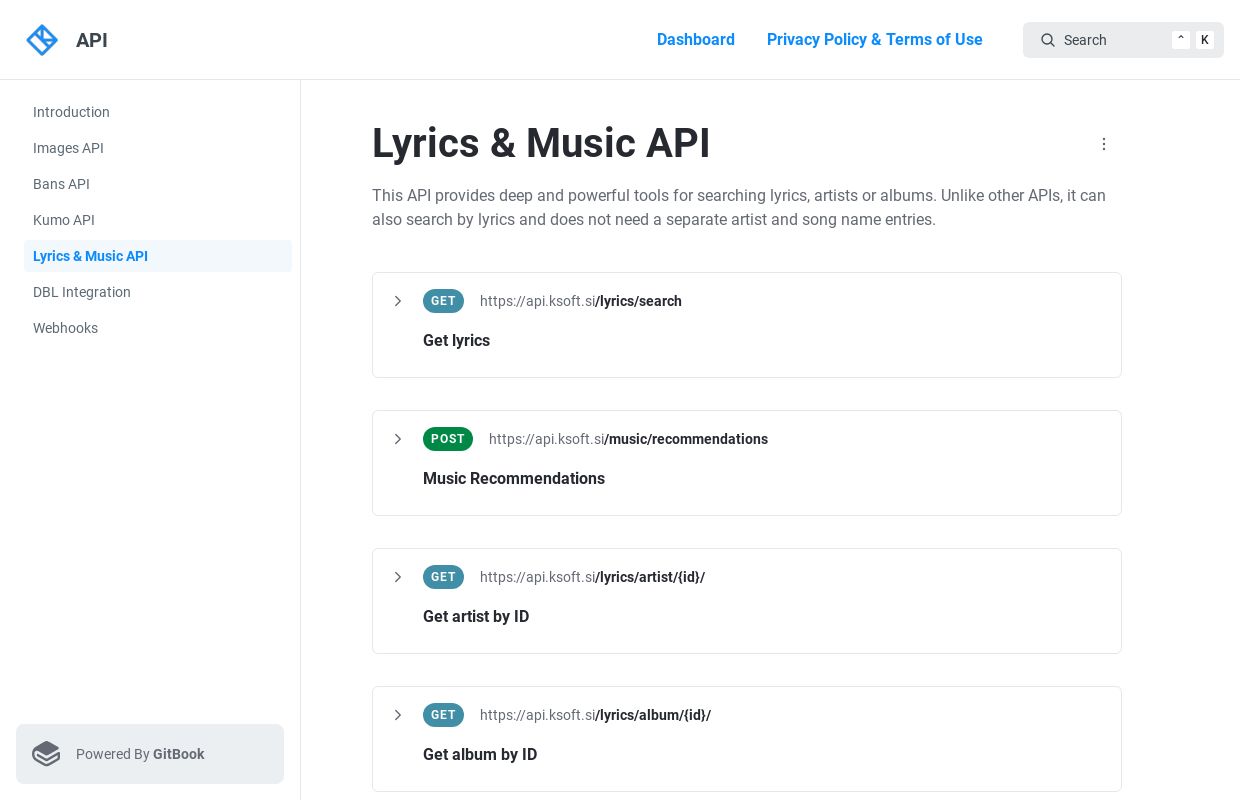 KSoft.Si Lyrics