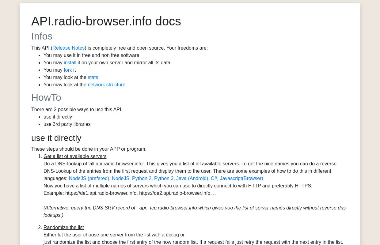Radio Browser