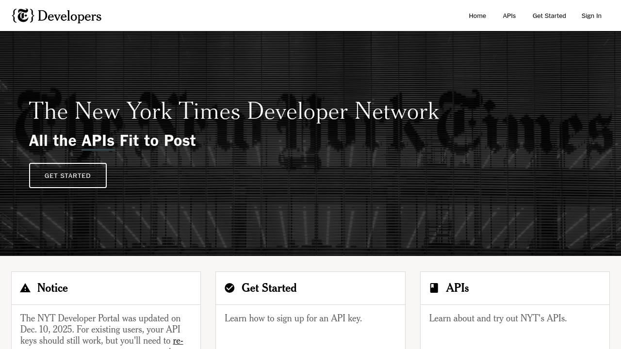 New York Times preview interface