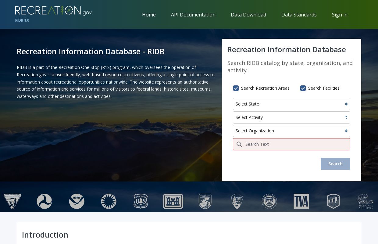 Recreation Information Database